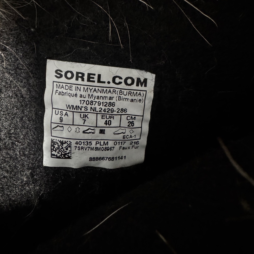 Sorel Joan of Arctic Waterproof Boots | Womens 9 | Fur Trim - Picture 3 of 4